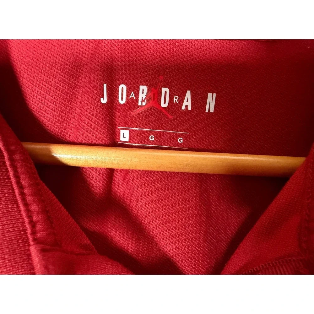 Nike Jordan Jumpman Oklahoma Sooners Dri-FIT Polo Shirt Mens Large Red Maroon